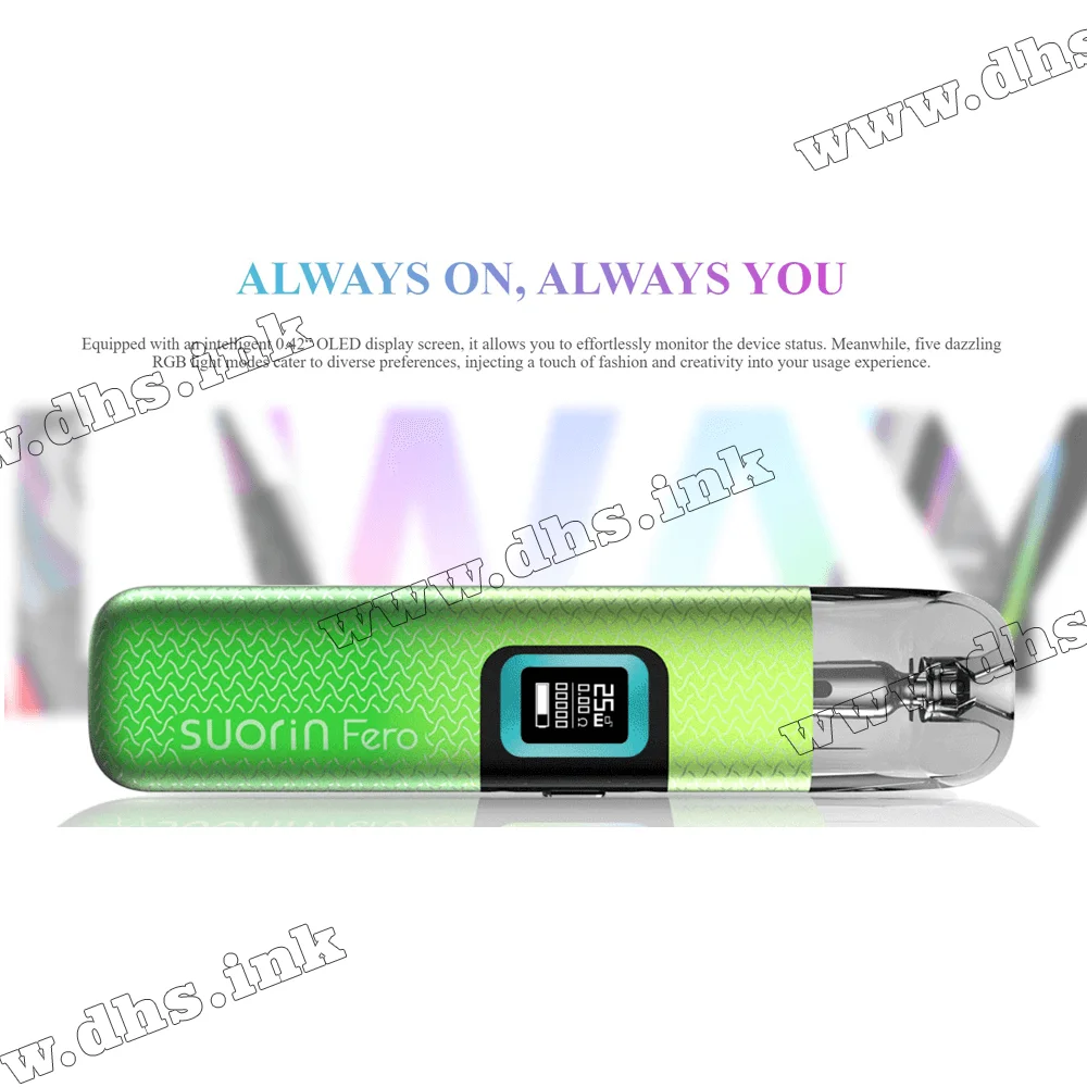 Багаторазова електронна сигарета - Suorin Fero Pod Kit 1000 мАч (Black Jack)